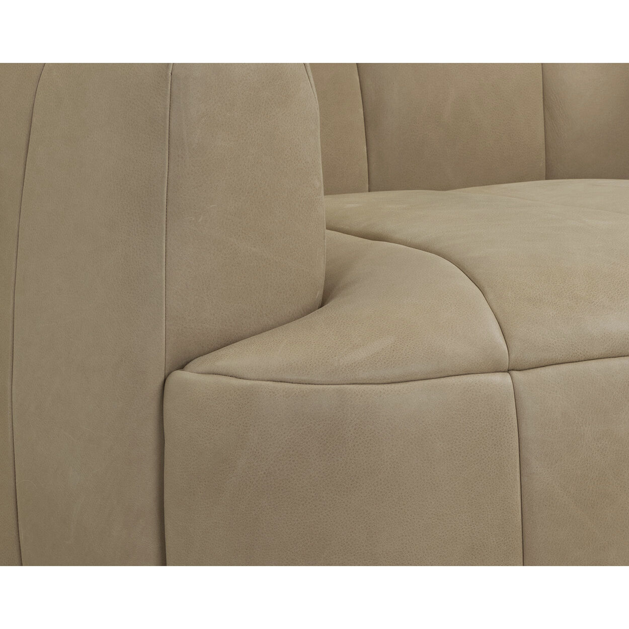 Tadeo Dark Brown / Sahara Sand Leather Swivel Lounge Chair, Swivel